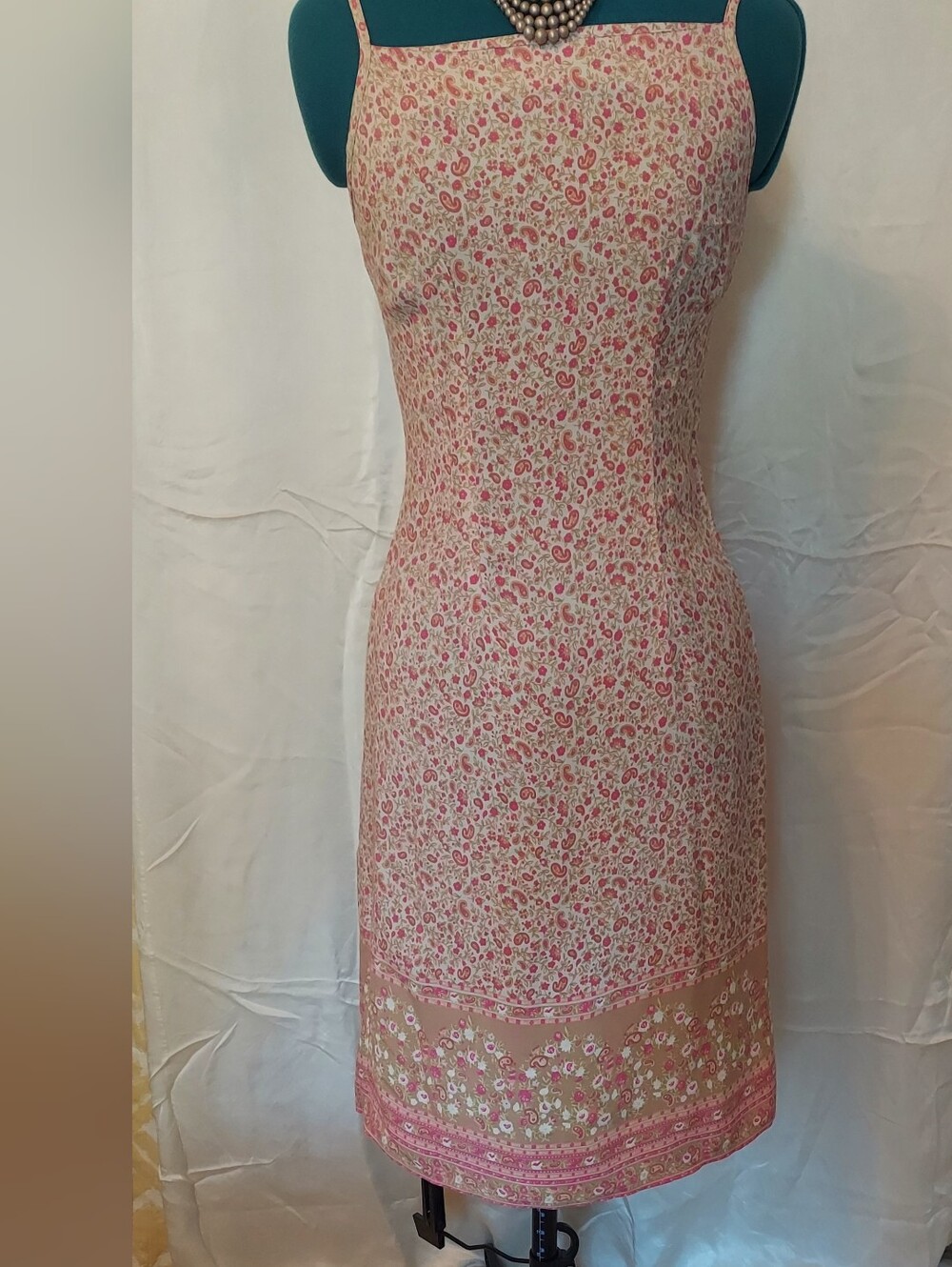 Old Navy Y2K Form-Fitting Floral Boatneck Sundress